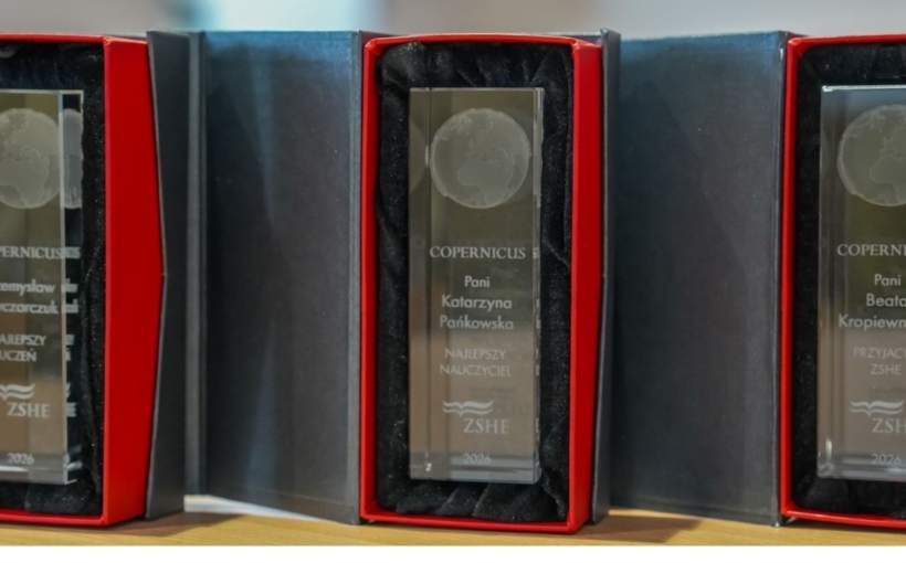 Prezes Beata Kropiewnicka uhonorowana tytułem „Przyjaciel Szkoły” podczas Dnia Patrona ZSHE w Białymstoku