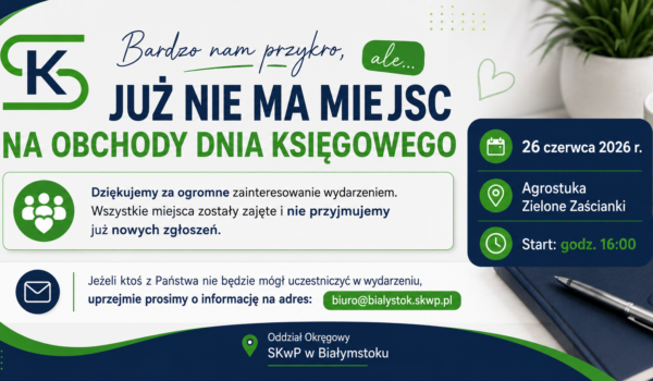 Brak miejsc na Dzień Księgowego